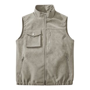 上衣防风防雨简约新款 舒适皮衣秋冬无袖 时尚 高品质耐 2026新款