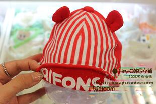 幼小童夏新款帽子 儿童韩版纯棉帽 男女童软盖耳朵鸭舌帽 遮阳帽1