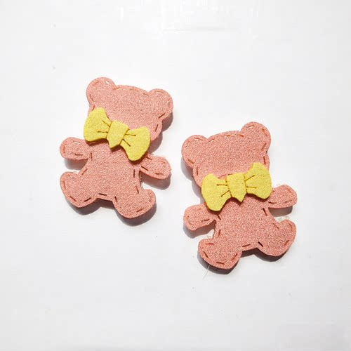 刘海贴碎发整理神器洗脸化妆粘发侧边魔术贴发卡可爱卡通小熊无痕
