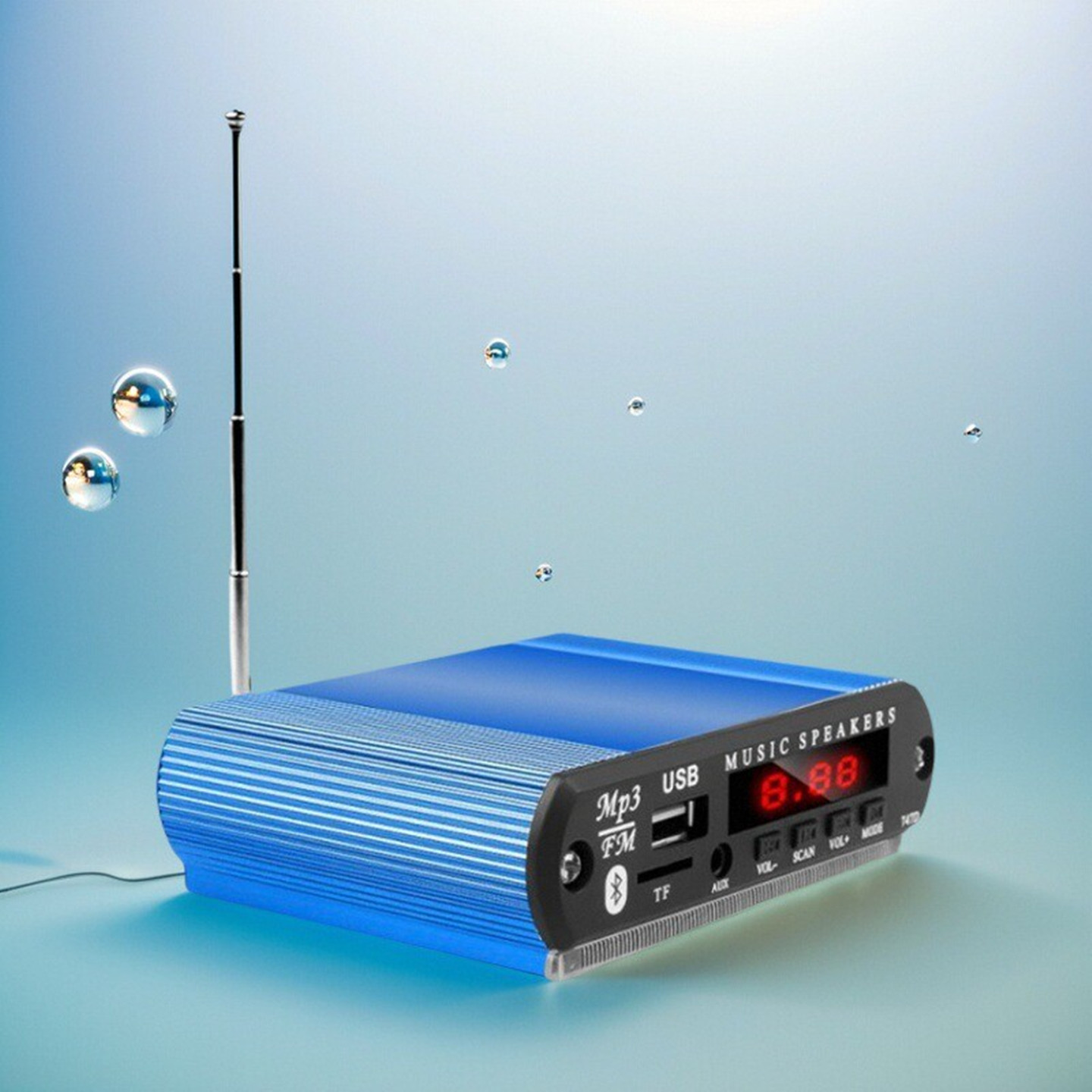 JQ蓝牙mp3解码板车载音响解码器