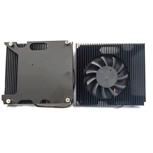 全新一体机超薄itx1u镂空散热器