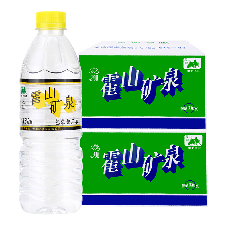 霍山箱装弱碱性天然矿泉水