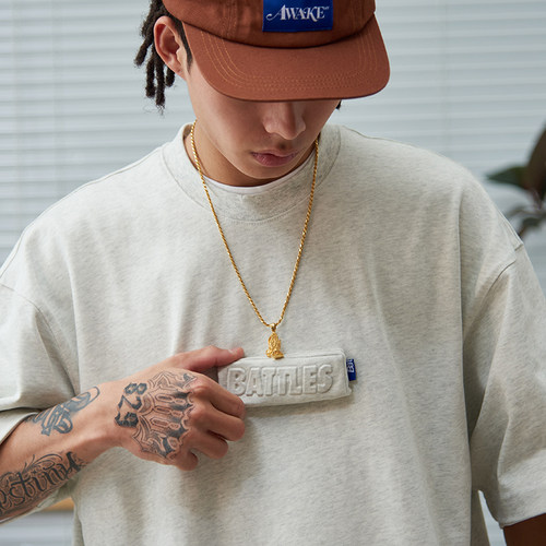 Battles短袖重磅宽松纯棉