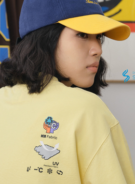 Battles立体口袋短袖T恤凉感Sorona®夏季宽松休闲防晒美式复古