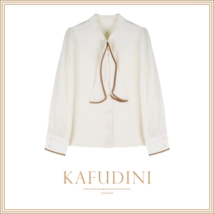 高货节 JJ22231 领带珍珠上衣小衫 卡夫蒂妮春季 新款