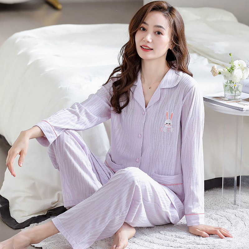 秋季少女莫代尔睡衣套装