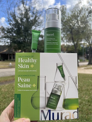 Murad慕拉得A醛面部精华15毫升精华 + 3.25毫升A醛眼霜 套装