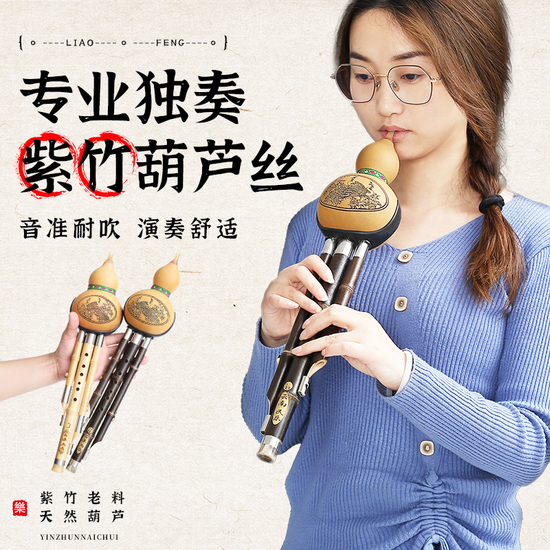 蓼风葫芦丝C调降B调小学生初学者