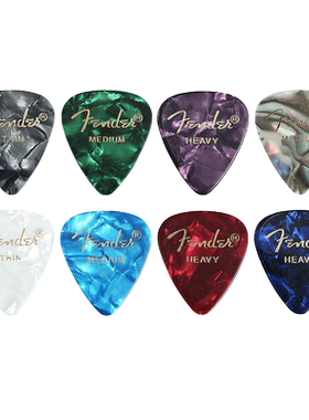 fender芬达351赛璐璐吉他拨片