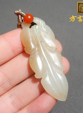 爆款方言品牌和田玉新疆且末料飘糖事业有成多子多福吊坠挂件R3