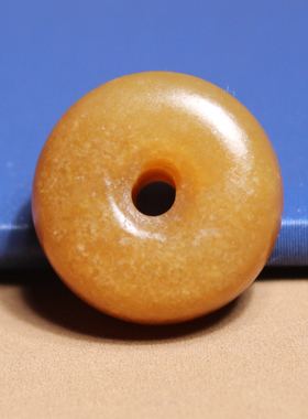 方言和田玉高脂糯黄金糖玉吊坠