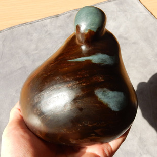 亏本出方言和田玉镇店鹿皮蓝色蓝玉原生籽料异型意境悟道原石w2