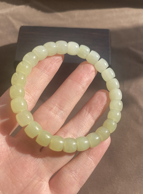 新疆且末料黄口渐变8mm老型手串