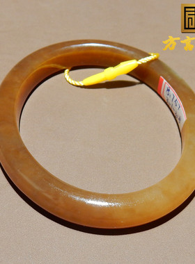 特色方言和田玉新疆且末料红糖糖玉高油温润内径53mm贵妃手镯O8