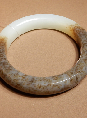 方言和田玉新疆糖羊脂白玉手镯