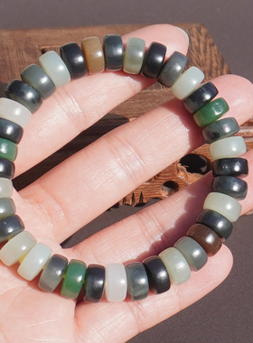 方言和田玉新疆青花楼兰多宝手串