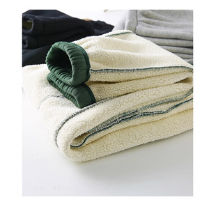 男装 有型加绒加厚束脚卫裤 男休闲裤 防寒保暖宽松运动棉裤 男秋冬季