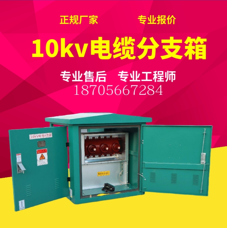 户外10KV电缆分支箱DFW-12/630A一进一出二出三出四出不锈钢铁壳