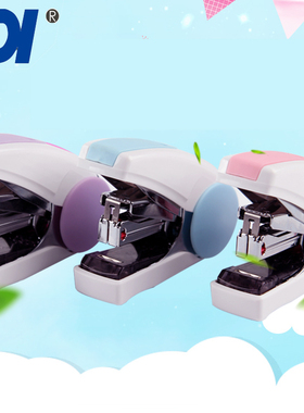 台湾手牌(SDI) 10号省力壹指订书机 学生办公用1113C钉书机便携型迷你订书机学生用女小号型订书器