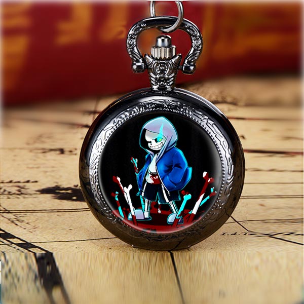 传说之下sans动漫周边怀表