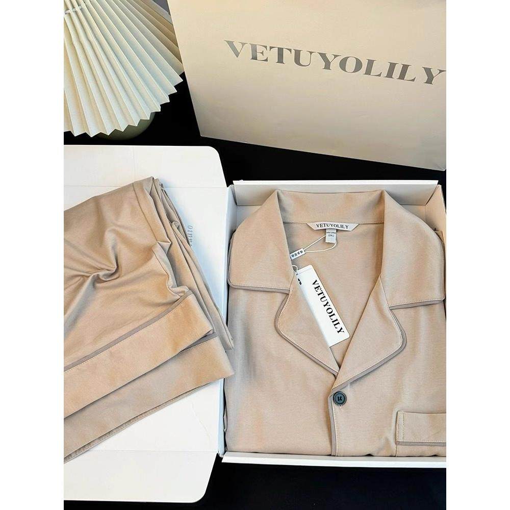 日本睡衣男士春秋款纯棉长袖长裤秋冬全棉男款秋季秋款家居服套装