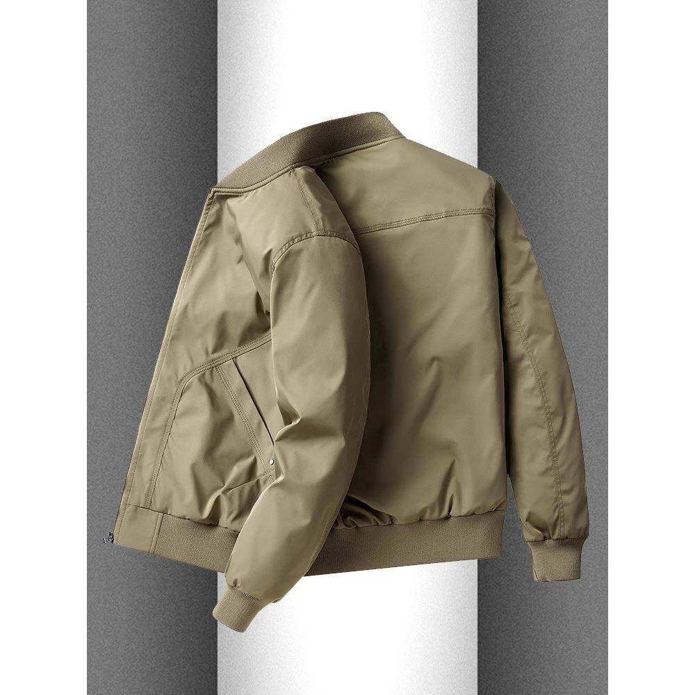 高端美式飞行夹克外套男士春秋冬季2025新款上衣加厚棒球服男款潮