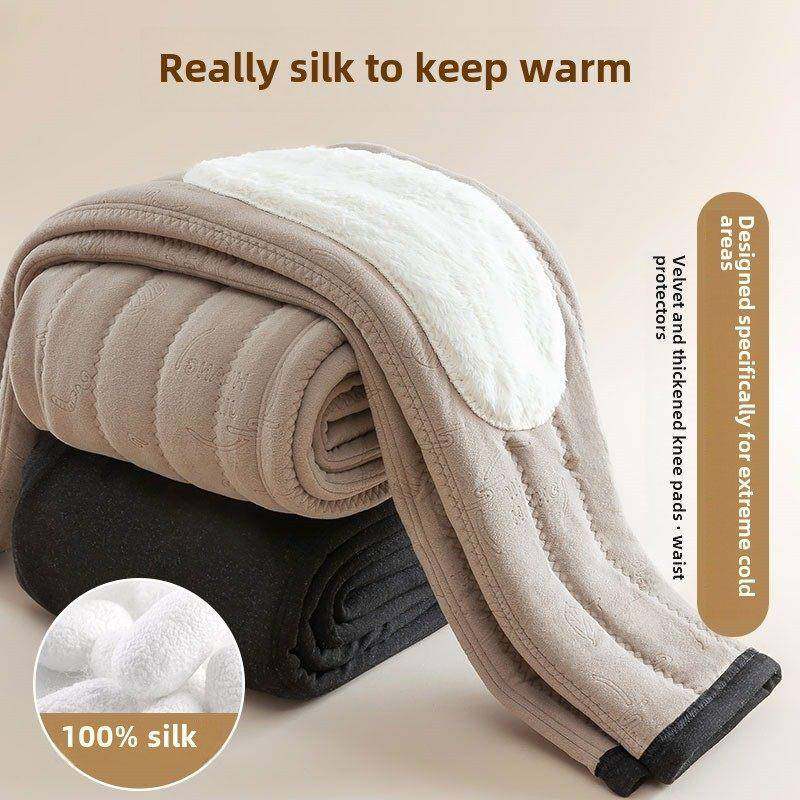 男士保暖裤加绒加厚秋裤冬季高腰大码棉裤东北特厚抗寒内穿打底裤