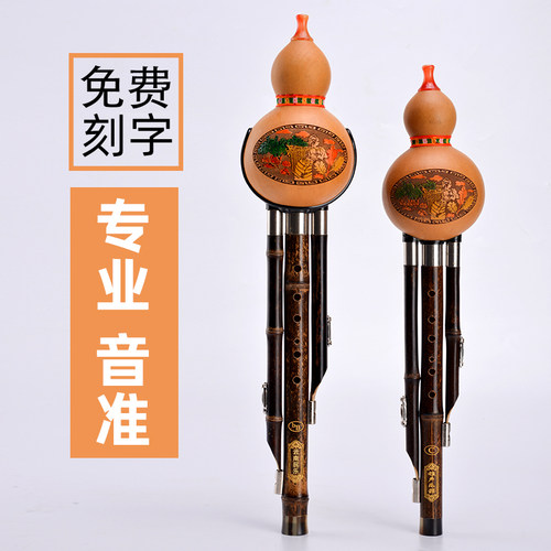 七孔天然紫竹葫芦丝c调专业降b调f调g调A调小d调初学小学生儿童