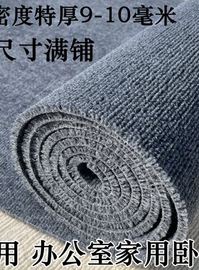 加厚地毯商用办公室特厚卧室灰色全铺满铺自由裁剪整卷大面积地垫