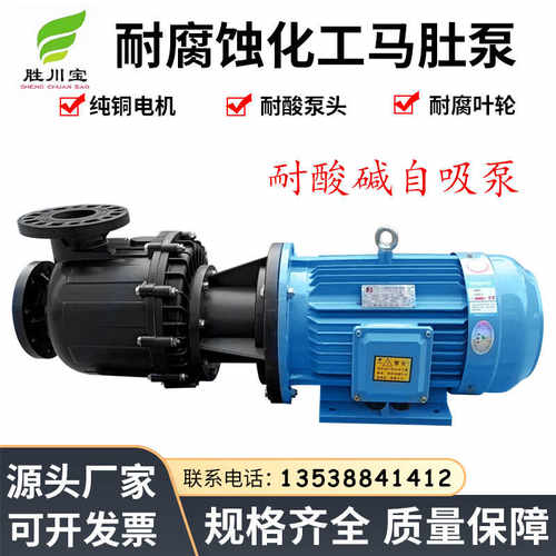 胜川宝CM-75152大头泵马肚泵防腐化工泵自吸泵电镀泵11KW3寸口径