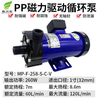 磁力泵PPMP-F-258-S-C-V无泄漏
