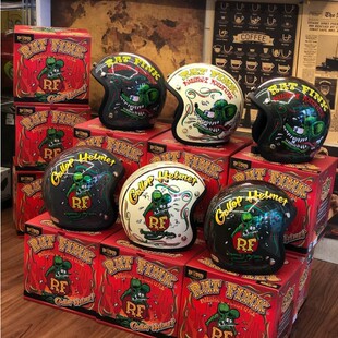 gallop&RatFINK 台湾芬克鼠联名彩绘复古小盔体有 有CNS和3C认证