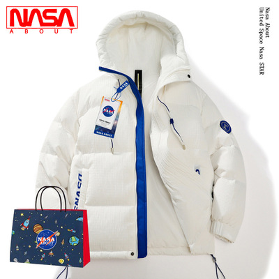 NASA白鸭绒羽绒服男2025新款
