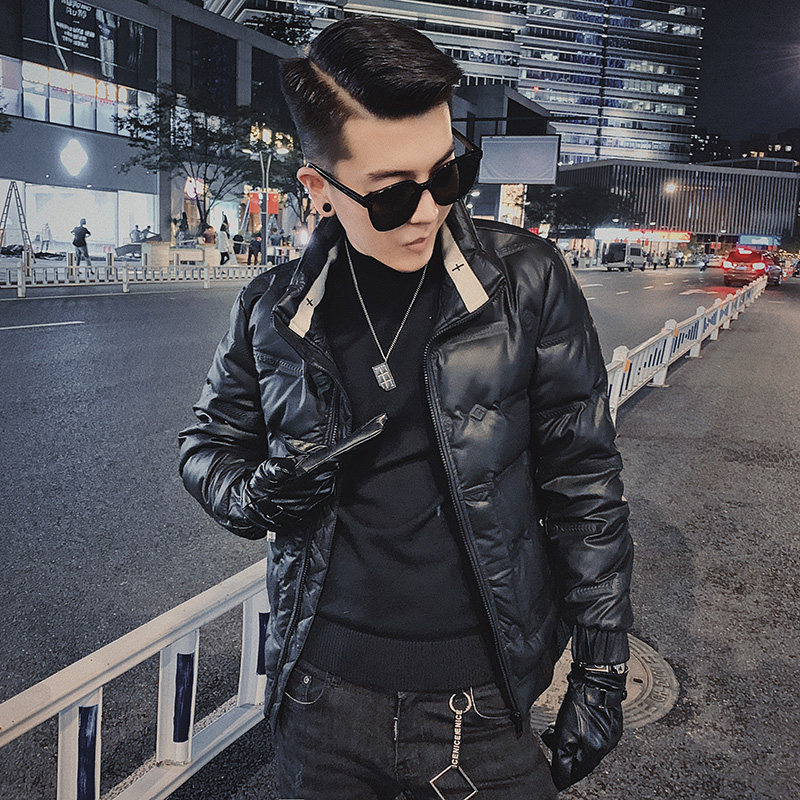 2022雅痞风加厚保暖御寒皮羽绒外套男士轻薄羽绒服WY37/P165控215，男装羽绒服，电商A243