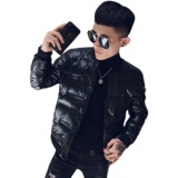 2026冬季潮流韩版字母压花加厚保暖痞帅男士羽绒服WY34/P140控168，男装羽绒服，电商A243