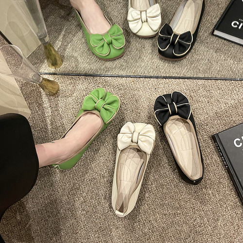 大码女鞋41-43肥脚加宽法式单鞋