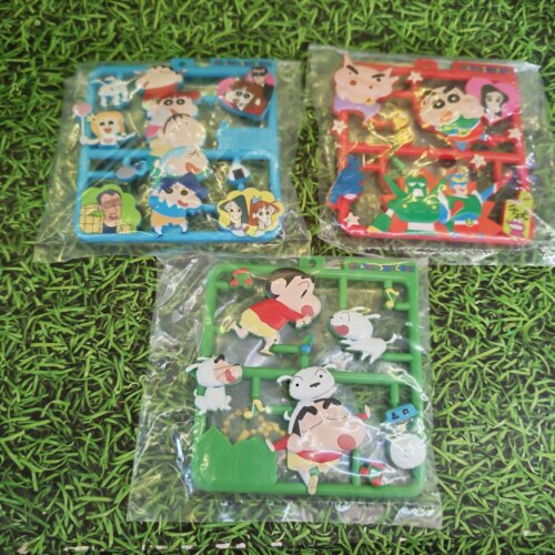 日谷万代正版全新MegaHouse蜡笔小新半立体人偶挂件系列盲盒