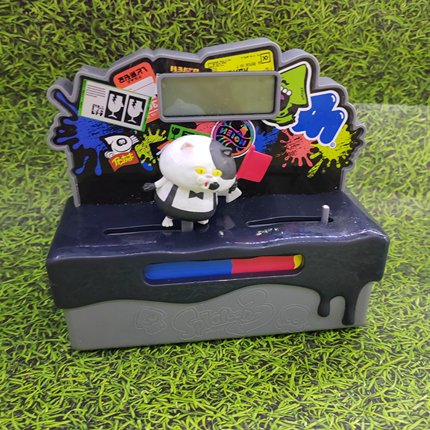 正版散货喷射战士3一番赏第二弹日版splatoon3挂件闹钟存钱罐名牌