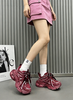 今年流行老爹鞋女2026新款春季小个子增高显脚小百搭休闲运动鞋潮