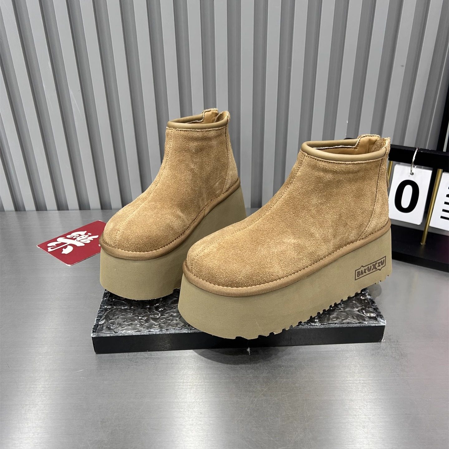 欧货爆款时装靴女厚底鞋2025秋季新品小个子增高显脚小休闲短靴潮,女鞋,时装靴,淘宝优惠券,粉丝福利购,淘宝优惠卷