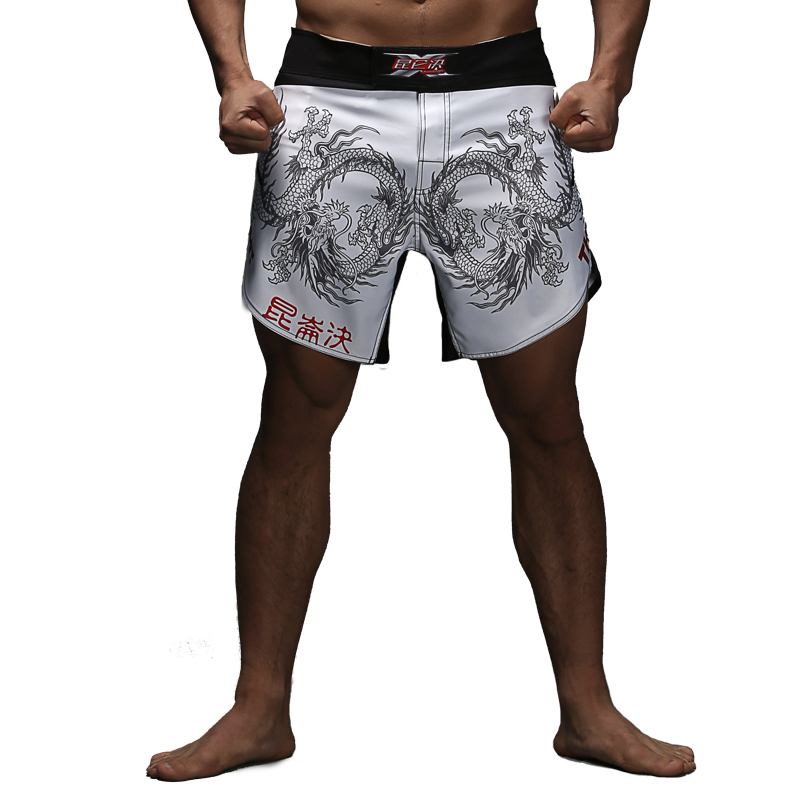 昆侖決mma泰拳格斗速干短褲ufc職業拳擊比賽綜合訓練搏擊服散打褲