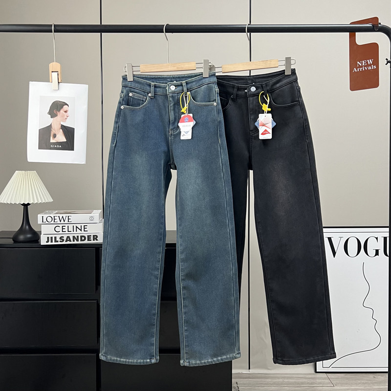 一条过冬！加厚保暖复合蓄热锁温密绒百搭小弯刀裤休闲牛仔裤女冬,女装/女士精品,休闲裤,淘宝优惠券,粉丝福利购,淘宝优惠卷