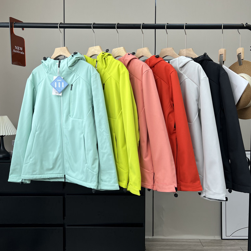 防水抓绒软壳冲锋衣夹克登山服
