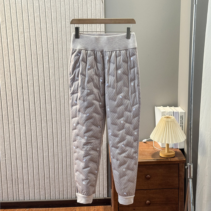 大厂订单！2025冬季新款加绒加厚白鸭绒保暖羽绒裤内胆打底裤女