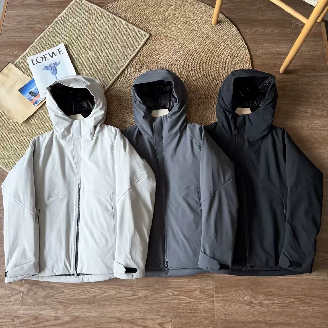 70D三防科技冲锋衣羽绒服外套冬