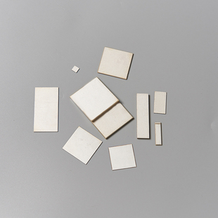 PZT5超声波压电陶瓷片方片传感器换能器晶片频率元件 P4P8定制