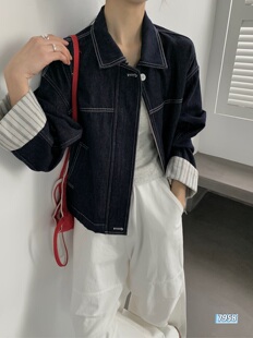 【通勤百搭】2026春装牛仔外套女韩系休闲风宽松显瘦短款上衣