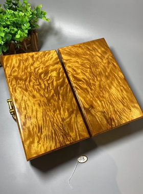 保真正宗四川金丝楠木小叶桢楠首饰盒阴沉木珠宝盒化妆镜箱实木水