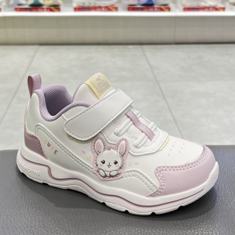 江博士专柜正品2024新款秋女童二段板鞋透气学步运动鞋B1404498