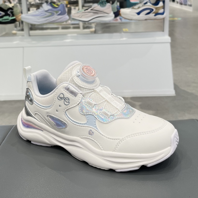 江博士专柜正品2025年秋新款女童透气防滑三段运动鞋1C10A3043BW